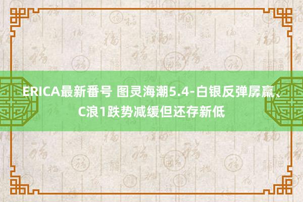 ERICA最新番号 图灵海潮5.4-白银反弹孱羸、C浪1跌势减缓但还存新低