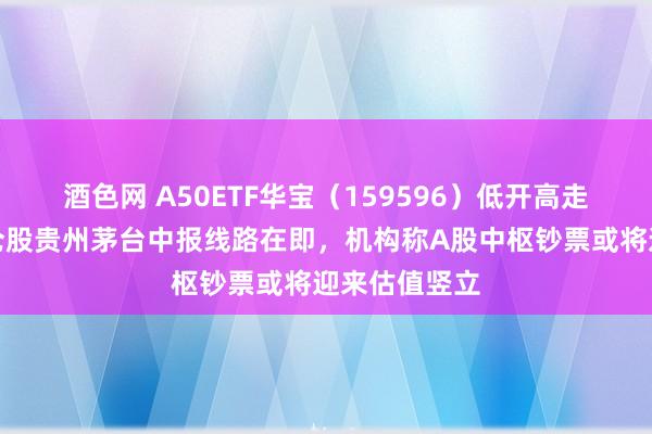 酒色网 A50ETF华宝（159596）低开高走，第一大重仓股贵州茅台中报线路在即，机构称A股中枢钞票或将迎来估值竖立