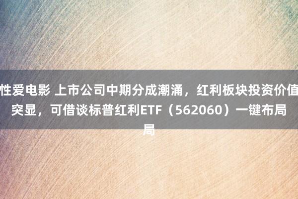 性爱电影 上市公司中期分成潮涌，红利板块投资价值突显，可借谈标普红利ETF（562060）一键布局