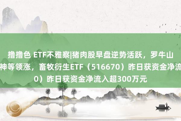 撸撸色 ETF不雅察|猪肉股早盘逆势活跃，罗牛山、唐东说念主神等领涨，畜牧衍生ETF（516670）昨日获资金净流入超300万元