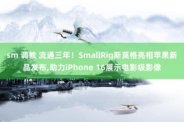 sm 调教 流通三年！SmallRig斯莫格亮相苹果新品发布,助力iPhone 16展示电影级影像